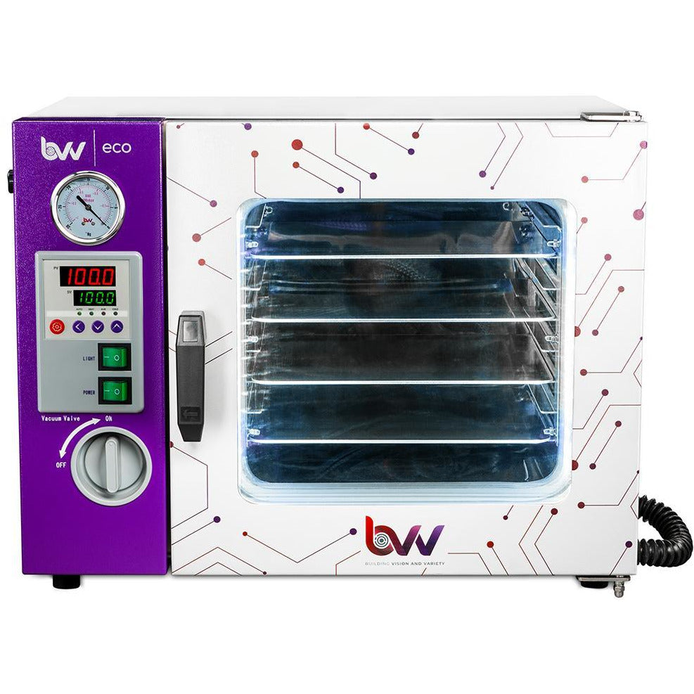 0.9CF ECO Vacuum Oven - 4 Wall Heating, LED display, LED's- 4 Shelves Standard