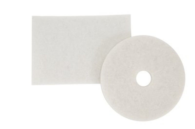 3M #08481 #4100 17" White Polishing Pad