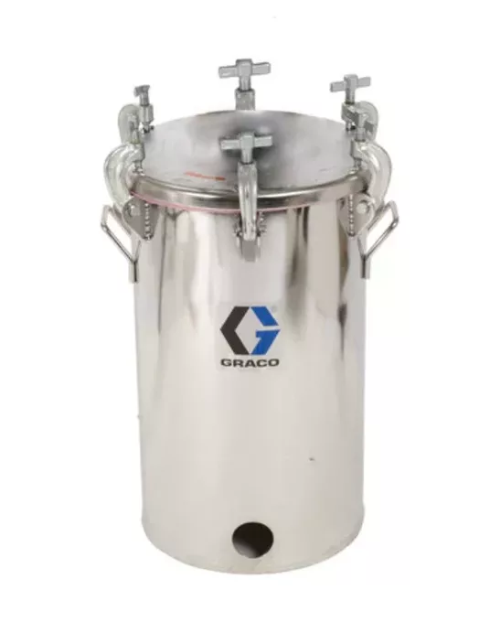 10 Gallon Bare Pressure Pot (pot, lid, gasket only), ASME rated, stainless steel