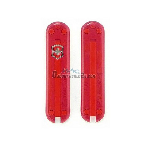 Victorinox 65mm Scale Handles Translucent Red