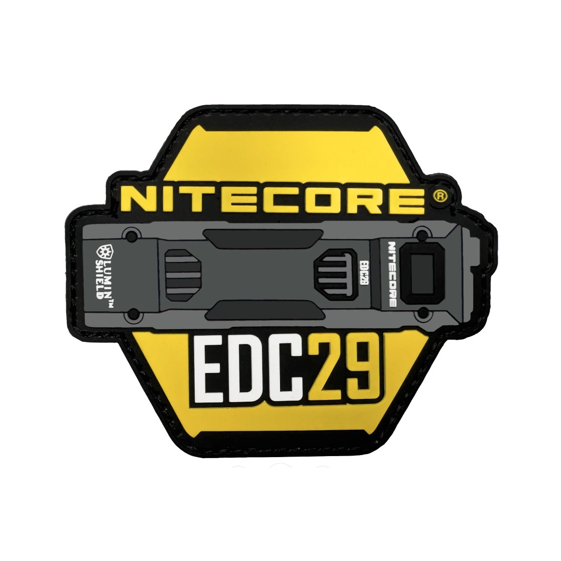 Nitecore Hook Sided Backing Velcro Patch (EDC29)