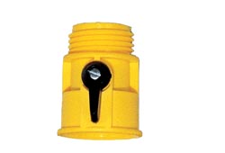 "Straight" Shut-Off Valve, Plastic