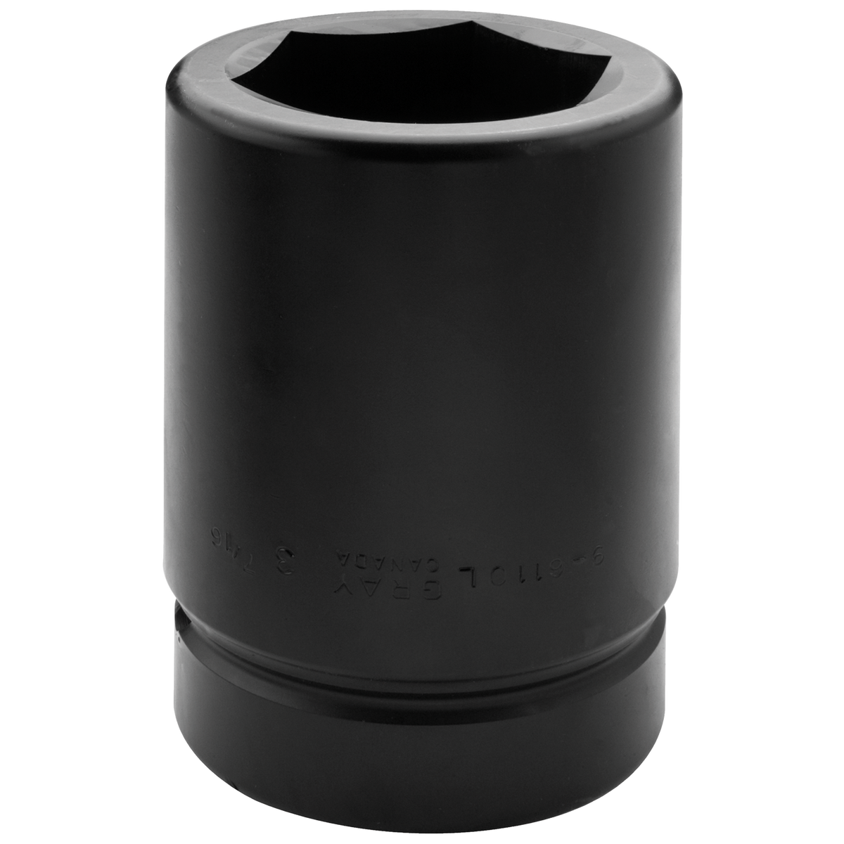 2-1/2" Drive 6 Point Deep Length Sockets - Impact Black Industrial Finish