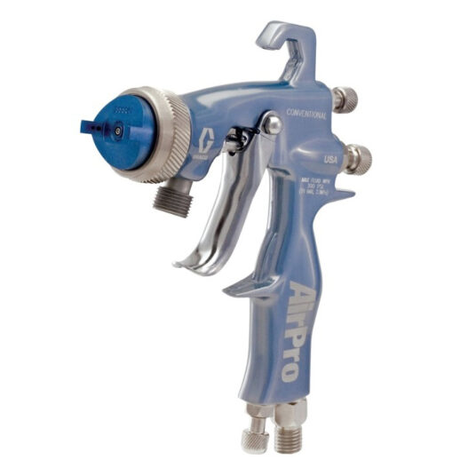 0.5 mm Nozzle Conventional Spray Gun, Graco AirPro Air Spray Pressure Feed Gun