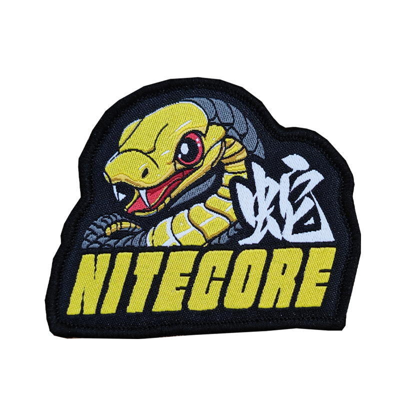 Nitecore Hook Sided Backing Velcro Patch (Snake)