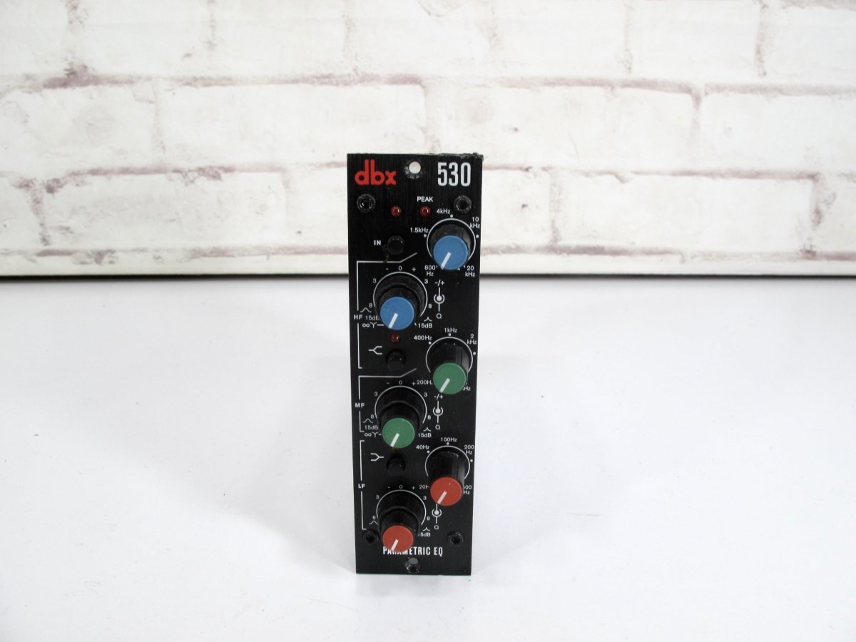 dbx 530 500 Series 3-band Parametric Equalizer with Switchable Peak/Shelf Curves