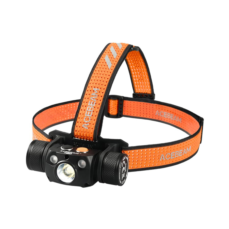 Acebeam H30 CREE XHP 70.2 Neutral White 4000L Nichia High CRI + Red LED USB Rechargeable Headlamp