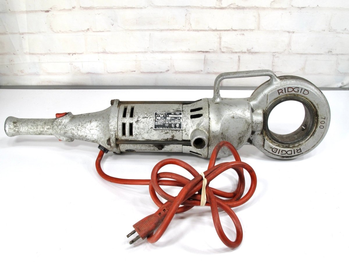 Ridgid 700 Power Drive Pipe Threader Electirc Threading Machine