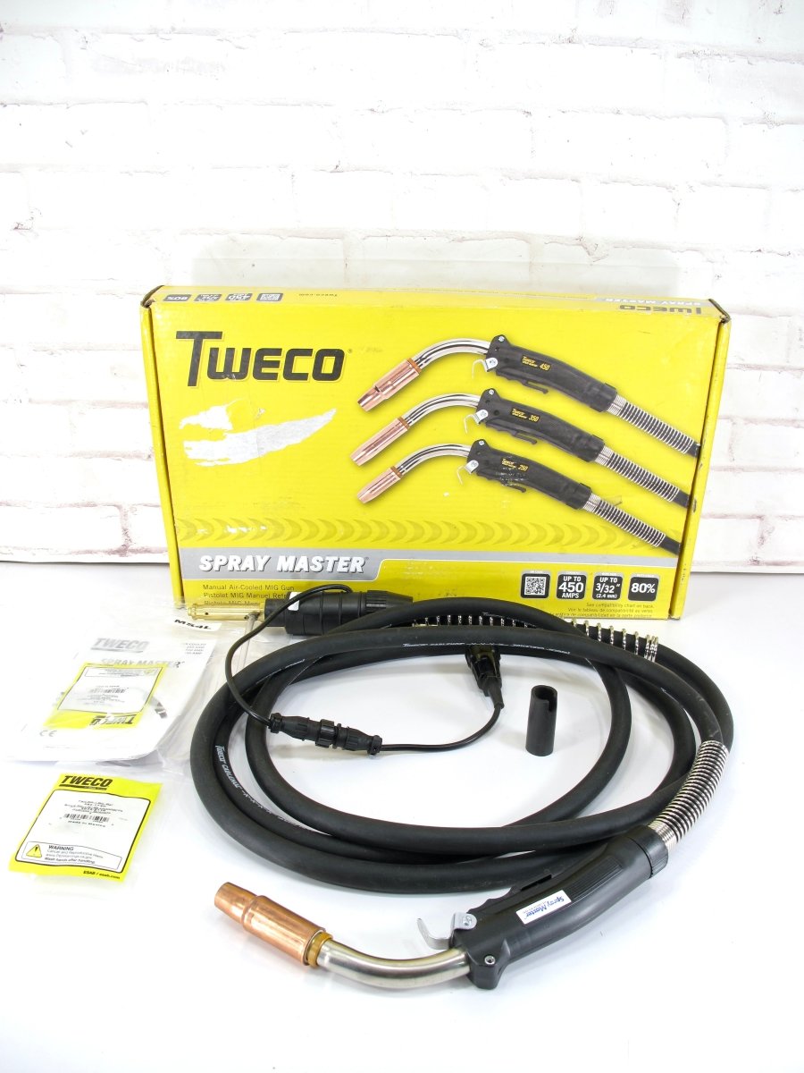 Tweco MS415L116 450 Amp Spray Master Air Cooled MIG Welding Gun Kit